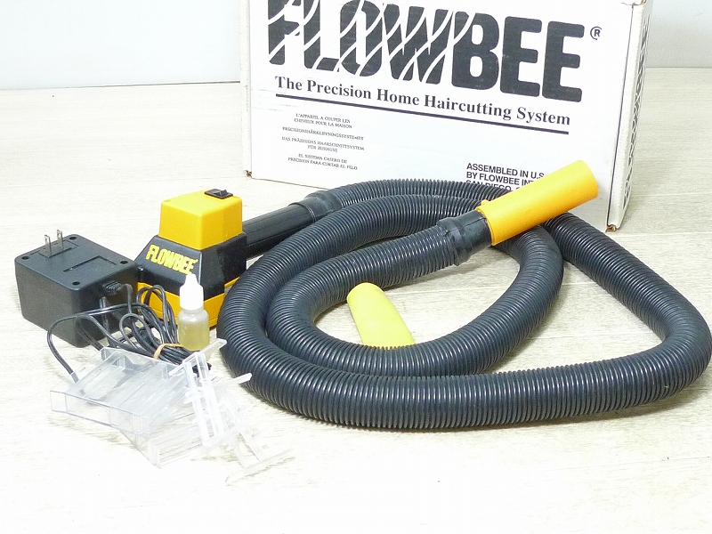 USED・動作確認済】FLOWBEEフロービー 家庭用 掃除機取付け型散髪器