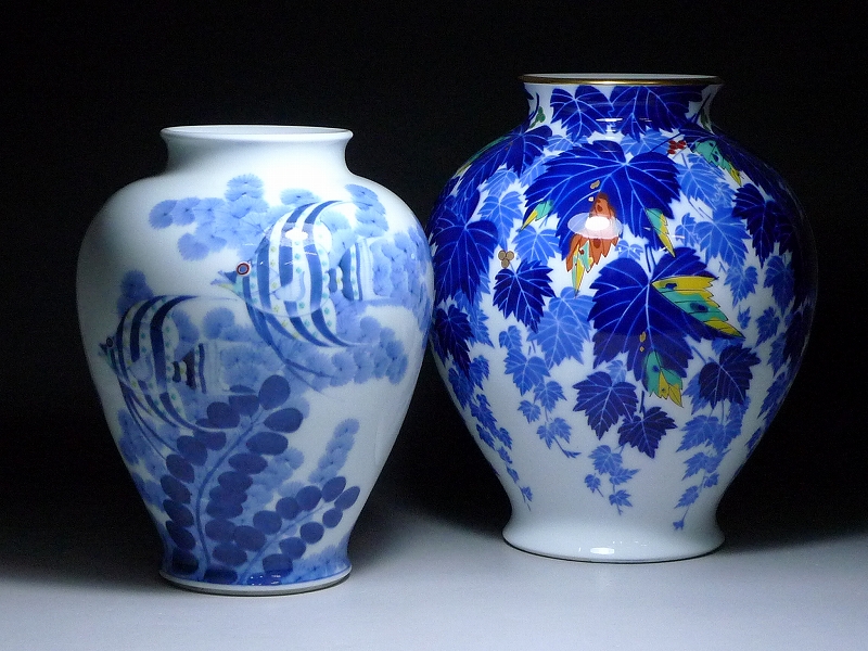 おまとめ2点 桂籠 花入 置き掛け兼用 信楽焼 耳付き 花瓶 花器